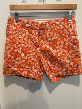 Brooks brothers, orange print shorts. Sz 4
